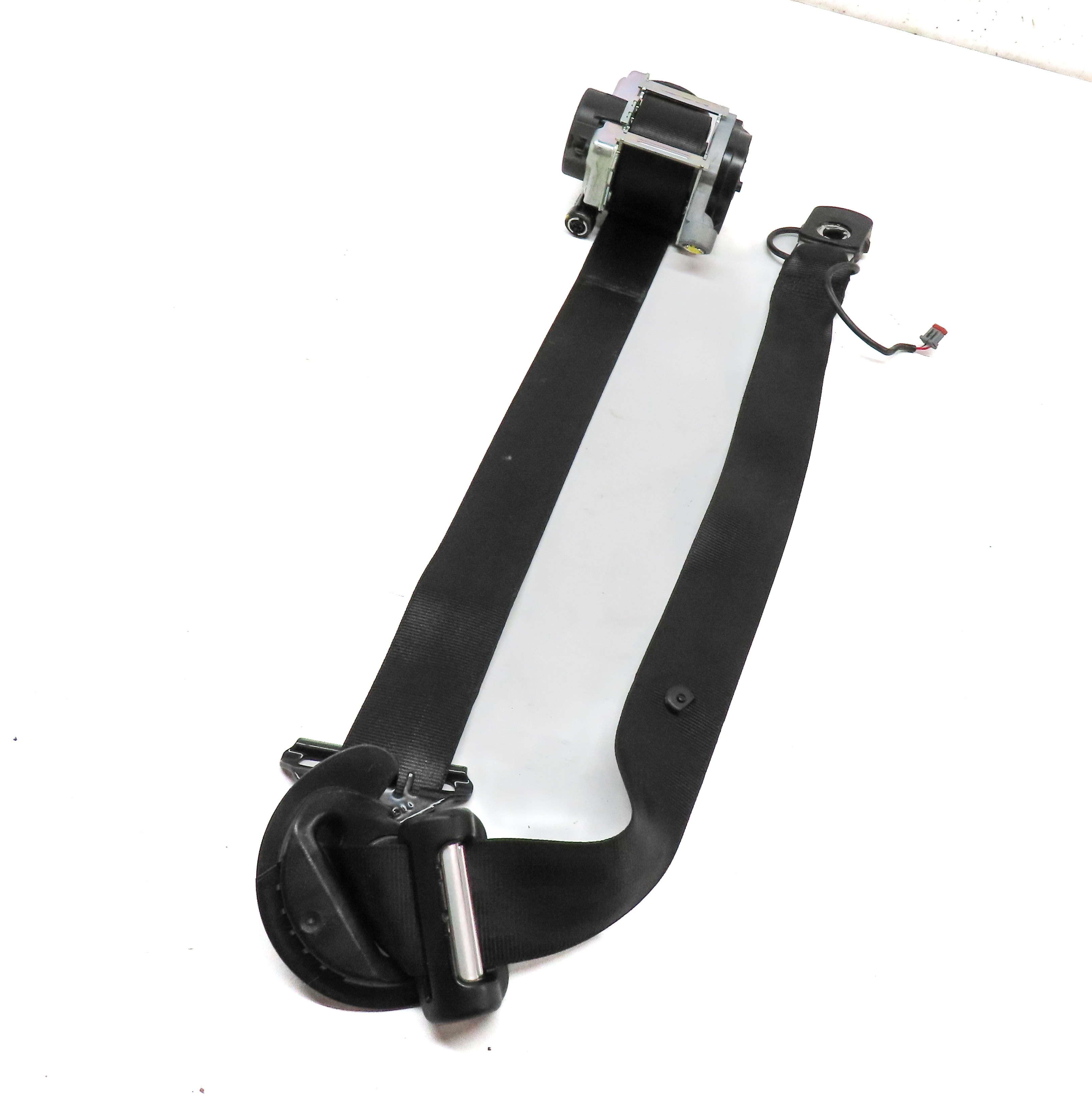2013-2019 RANGE ROVER (L405) FRONT RIGHT PASSENGER SEATBELT RETRACTOR (BLACK) — exact item pictured